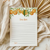 かわいこちゃんシトラス誕生日タイムカプセルメッセージカード サンキューカード