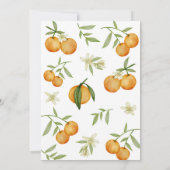 かわいこちゃんシトラス誕生日タイムカプセルメッセージカード サンキューカード (裏面)