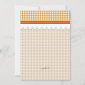 かわいこちゃんスリーピング誕生日スランバーパーティの招待状 招待状 (裏面)