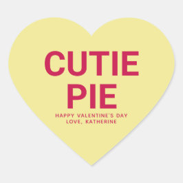 かわいこちゃんパイおもしろいかわいいバレンタインデーの会話 ハートシール