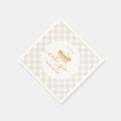 かわいこちゃんパイかぼちゃパイ秋プライド赤ちゃんシャワー スタンダードカクテルナプキン (角)