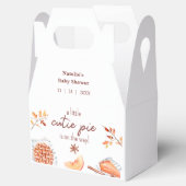 かわいこちゃんパイが途中の赤ちゃんシャワー フェイバーボックス (オープン)