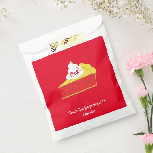 かわいこちゃんパイさくらんぼキッズバースデーパーティー フェイバーバッグ (封をした状態)