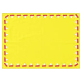 かわいこちゃんパイさくらんぼ誕生日パーティー テーブルクロス (正面(横))