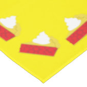 かわいこちゃんパイさくらんぼ誕生日パーティー テーブルクロス (アングル)