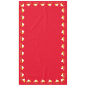 かわいこちゃんパイさくらんぼ誕生日パーティー テーブルクロス (正面)