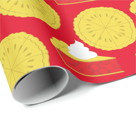 かわいこちゃんパイさくらんぼ誕生日パーティー ラッピングペーパー (ロールコーナー)