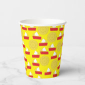 かわいこちゃんパイさくらんぼ1st誕生日パーティーキッズ 紙コップ (裏面)