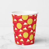 かわいこちゃんパイさくらんぼ1st誕生日パーティーキッズ 紙コップ (裏面)