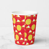 かわいこちゃんパイさくらんぼ1st誕生日パーティーキッズ 紙コップ (右)