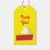 かわいこちゃんパイさくらんぼ1st誕生日パーティーテーマ ギフトタグ (正面)