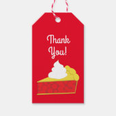 かわいこちゃんパイさくらんぼ1st誕生日パーティーテーマ ギフトタグ (正面)