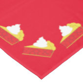 かわいこちゃんパイさくらんぼ1st誕生日パーティーテーマ テーブルクロス (アングル)