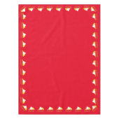 かわいこちゃんパイさくらんぼ1st誕生日パーティーテーマ テーブルクロス (正面)