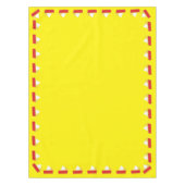 かわいこちゃんパイさくらんぼ1st誕生日パーティーテーマ テーブルクロス (正面)