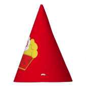 かわいこちゃんパイさくらんぼ1st誕生日パーティーテーマ パーティーハット (右)