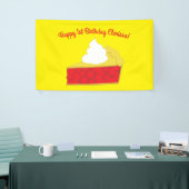 かわいこちゃんパイさくらんぼ1st誕生日パーティーテーマ 横断幕 (トレードショー)