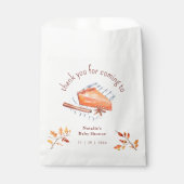かわいこちゃんパイは途中の赤ちゃんシャワーありがとう フェイバーバッグ (正面)