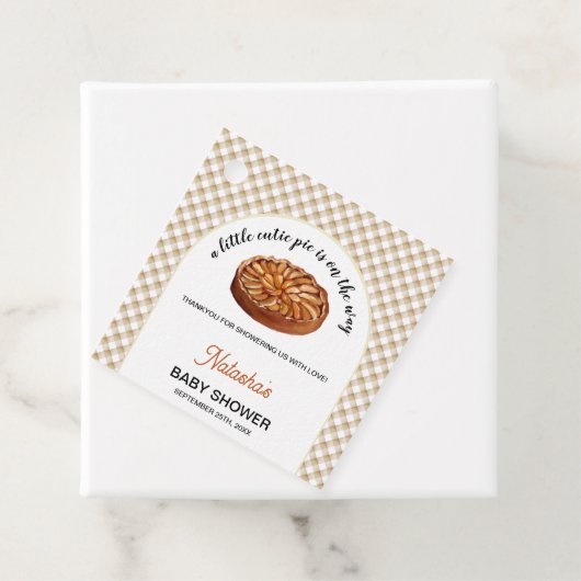 かわいこちゃんパイアップルパイ感謝祭ベイビーシャワー フェイバータグ (インサイチュ)