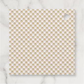 かわいこちゃんパイアップルパイ感謝祭ベイビーシャワー フェイバータグ (裏面)