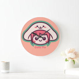 かわいこちゃんパイアニメ ラージ壁時計