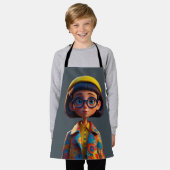 かわいこちゃんパイエプロン エプロン (着用した状態)