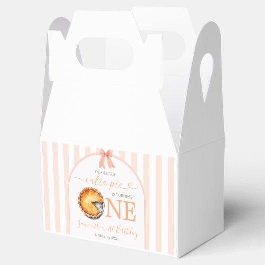 かわいこちゃんパイオレンジジンガム1st誕生日 フェイバーボックス (オープン)