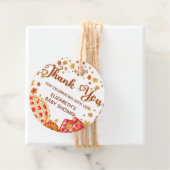 かわいこちゃんパイカボチャ秋ベビーシャワーサンキュー フェイバータグ (インサイチュ)