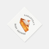 かわいこちゃんパイカボチャ秋ベビーシャワー スタンダードカクテルナプキン (角)