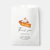 かわいこちゃんパイカボチャ秋ベビーシャワー フェイバーバッグ (正面)