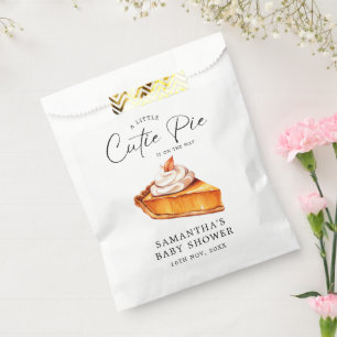 かわいこちゃんパイカボチャ秋ベビーシャワー フェイバーバッグ