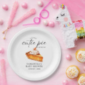 かわいこちゃんパイカボチャ秋ベビーシャワー ペーパープレート (パーティー)