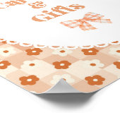 かわいこちゃんパイカードとギフト誕生日 ポスター (角)