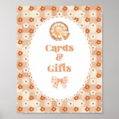 かわいこちゃんパイカードとギフト誕生日 ポスター (正面)