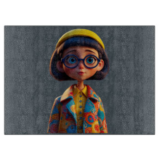 かわいこちゃんパイガラス切断板 カッティングボード