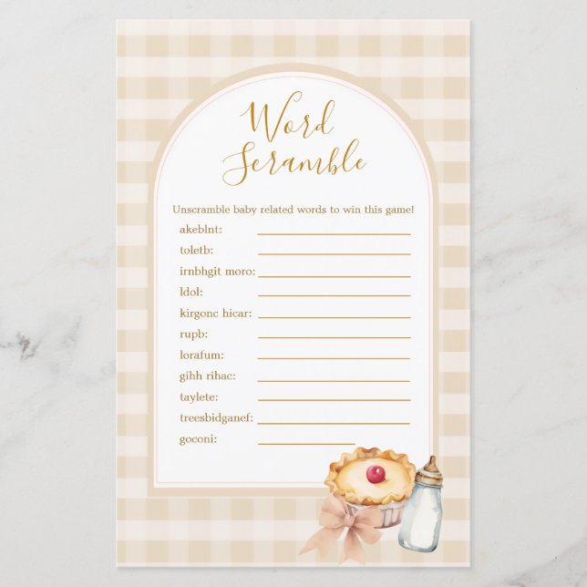 かわいこちゃんパイパステルジンガムシャワーワードスクランブルゲーム (正面)