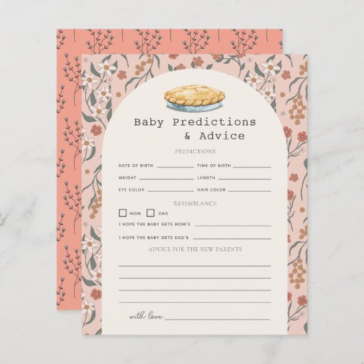 かわいこちゃんパイピンクフローラベビーの予測とアドバイス (正面/裏面)