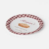 かわいこちゃんパイベイビーシャワー紙プレート ペーパープレート (アングル)