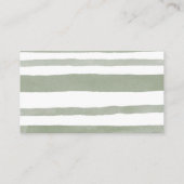 かわいこちゃんパイベーキングの赤ちゃんシャワー エンクロージャーカード (裏面)