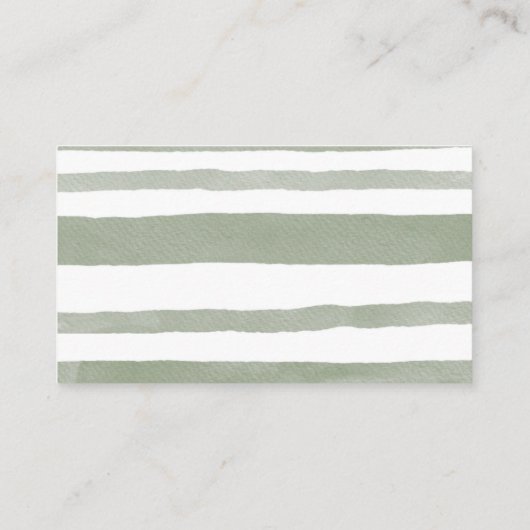 かわいこちゃんパイベーキングの赤ちゃんシャワー エンクロージャーカード (裏面)