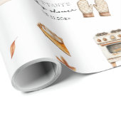 かわいこちゃんパイベーキング秋秋ベビーシャワー ラッピングペーパー (ロールコーナー)