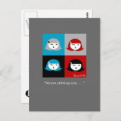 かわいこちゃんパイ女の子はがき ポストカード (正面/裏面)