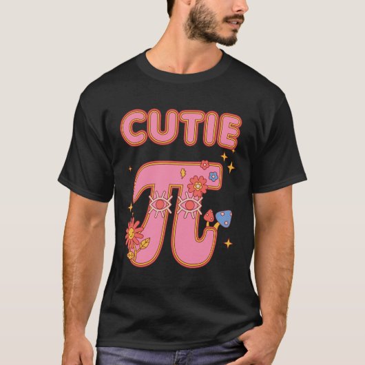 かわいこちゃんパイ幸せパイ日数学先生 Tシャツ (正面)