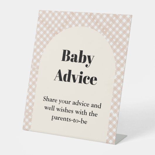 かわいこちゃんパイ感謝児アドバイス赤ちゃんシャワーサイン 台座サイン (正面)