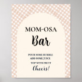 かわいこちゃんパイ感謝祭ベイビーシャワーお気に入りサイン ポスター (正面)