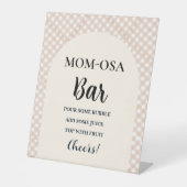 かわいこちゃんパイ感謝祭ベイビーシャワーお気に入りサイン 台座サイン (正面)