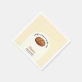 かわいこちゃんパイ感謝祭秋ベビーシャワー スタンダードカクテルナプキン (角)