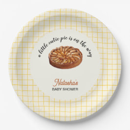 かわいこちゃんパイ感謝祭秋ベビーシャワー ペーパープレート