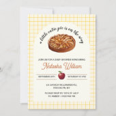 かわいこちゃんパイ感謝祭秋ベビーシャワー 招待状 (正面)