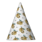 かわいこちゃんパイ水彩画の怠惰パターン パーティーハット (右)